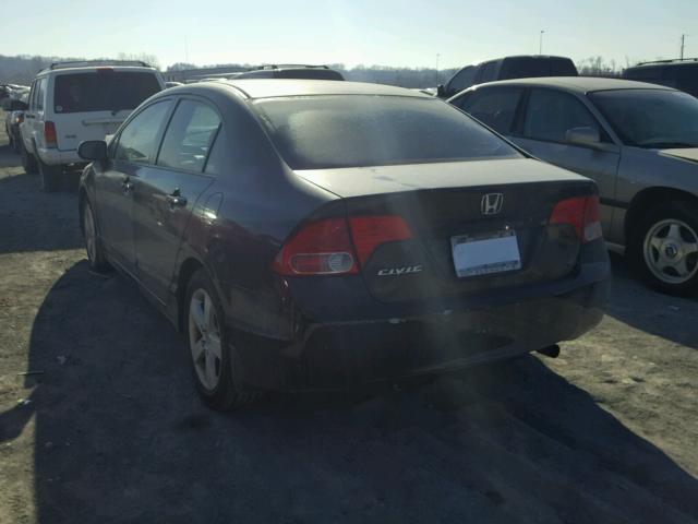 JHMFA16847S006486 - 2007 HONDA CIVIC EX შავი ფოტო 3