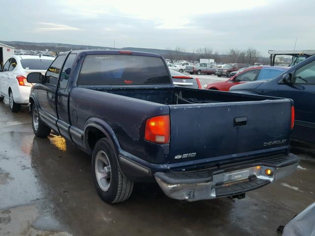 1GCCS1942WK259430 - 1998 CHEVROLET S TRUCK S1 BLUE photo 3