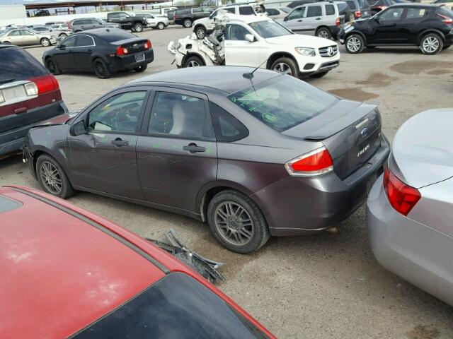 1FAHP3FN9AW273817 - 2010 FORD FOCUS SE CHARCOAL photo 3