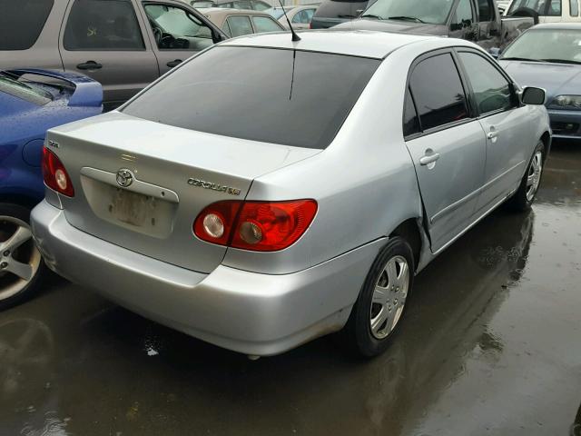 1NXBR32E67Z848679 - 2007 TOYOTA COROLLA CE SILVER photo 4