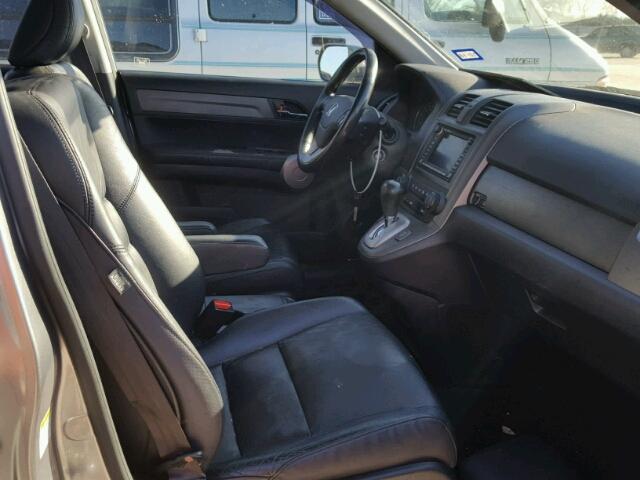 JHLRE38707C073456 - 2007 HONDA CR-V EXL GRAY photo 5