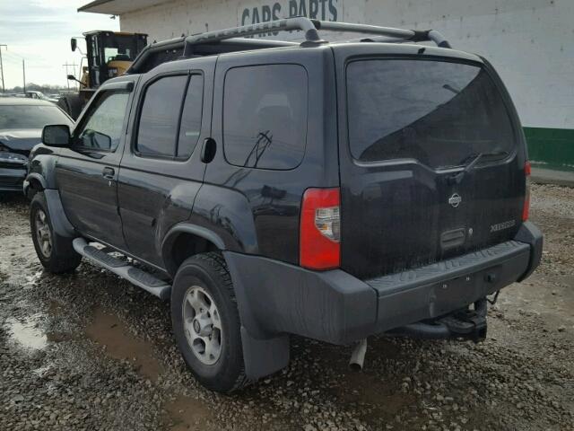 5N1ED28Y01C568468 - 2001 NISSAN XTERRA XE BLACK photo 3