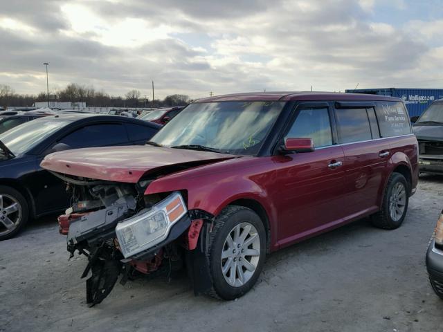 2FMEK62C09BB07003 - 2009 FORD FLEX SEL RED photo 2