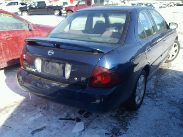 3N1AB51D85L488947 - 2005 NISSAN SENTRA SE- BLUE photo 4