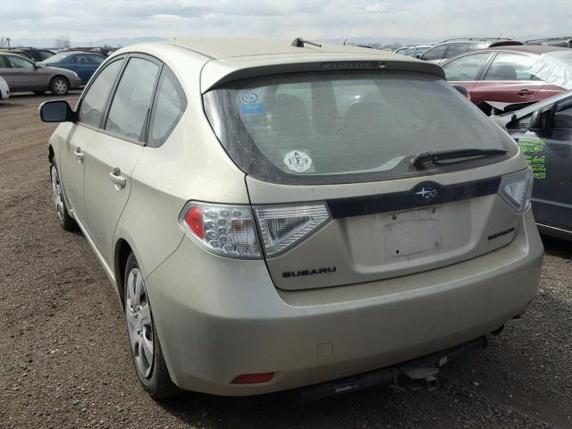 JF1GH616X9H806848 - 2009 SUBARU IMPREZA 2. GREEN photo 3