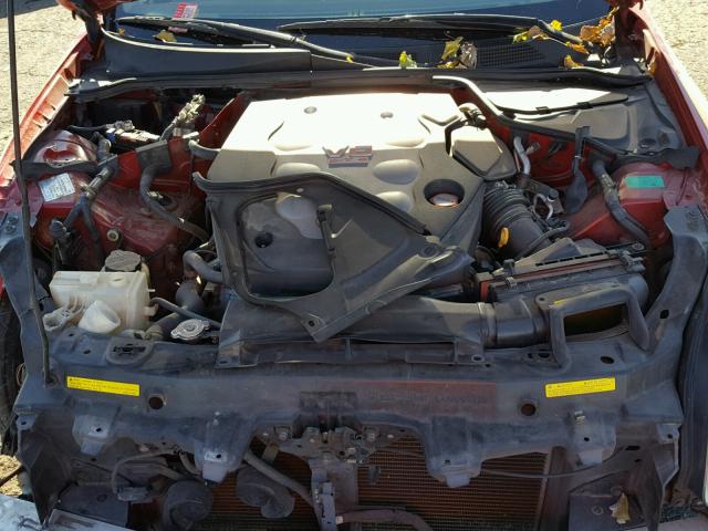 JNKCV54E14M800675 - 2004 INFINITI G35 RED photo 7