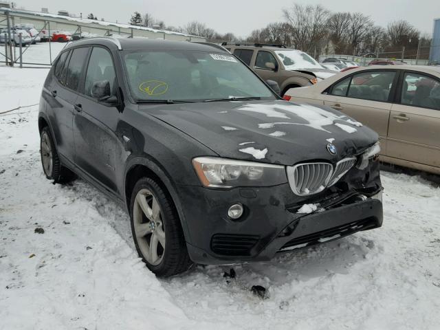 5UXWX9C51H0T00187 - 2017 BMW X3 XDRIVE2 BLACK photo 1