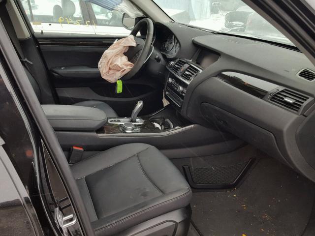 5UXWX9C51H0T00187 - 2017 BMW X3 XDRIVE2 BLACK photo 5