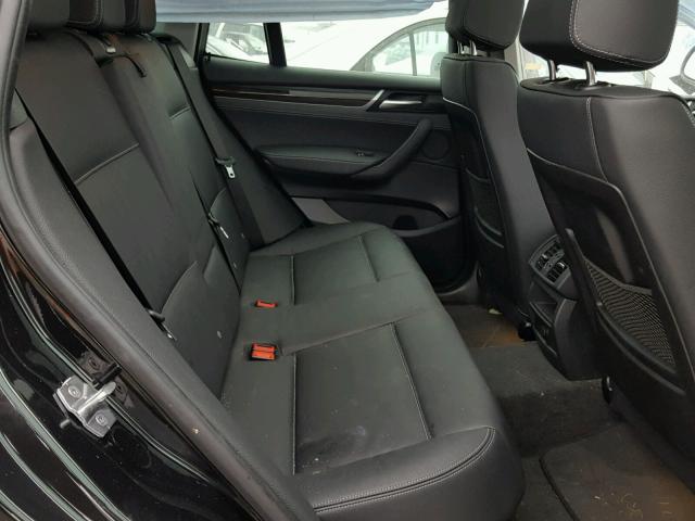 5UXWX9C51H0T00187 - 2017 BMW X3 XDRIVE2 BLACK photo 6