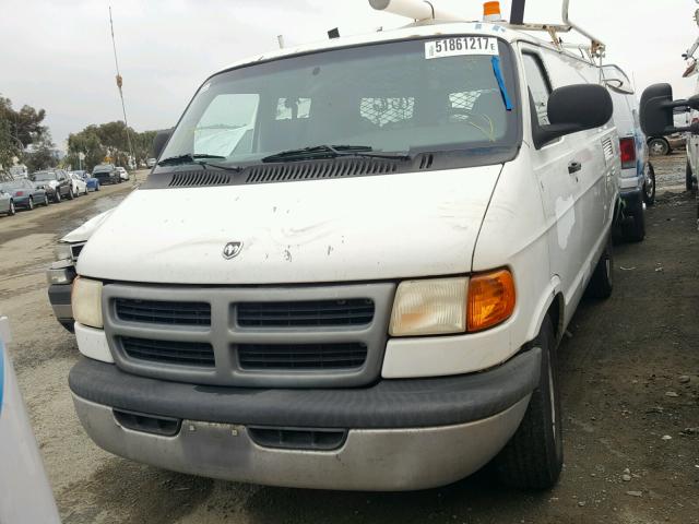 2B7LB31Z0WK141650 - 1998 DODGE RAM VAN B3 WHITE photo 2