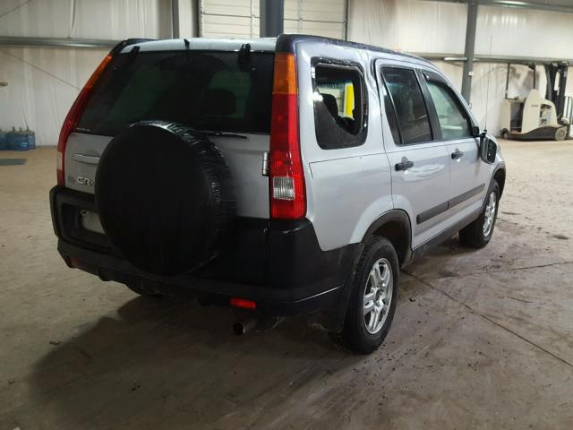 SHSRD78894U233146 - 2004 HONDA CR-V EX SILVER photo 4