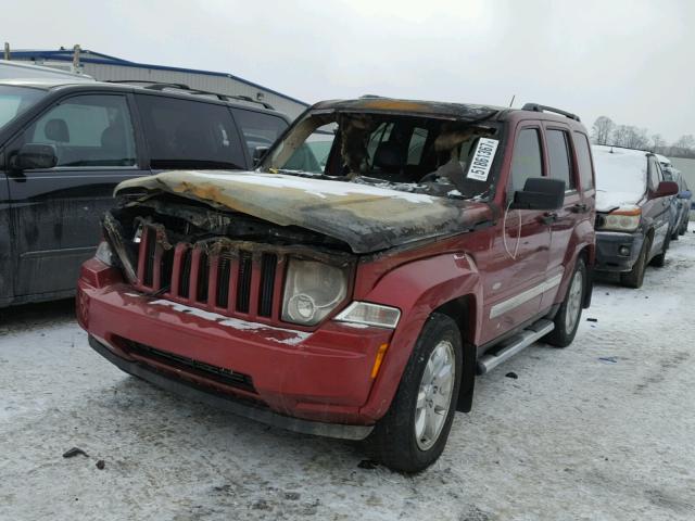 1C4PJMAK6CW168214 - 2012 JEEP LIBERTY SP RED photo 2