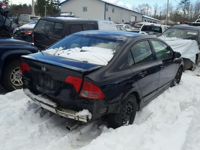 2HGFA168X6H528743 - 2006 HONDA CIVIC EX 黑色 照片 4