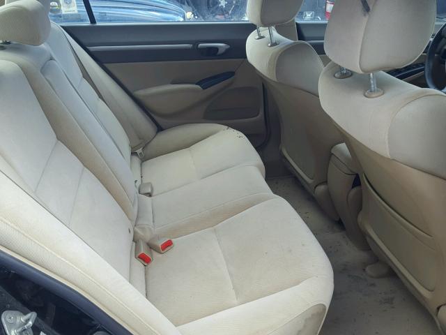 2HGFA168X6H528743 - 2006 HONDA CIVIC EX 黑色 照片 6