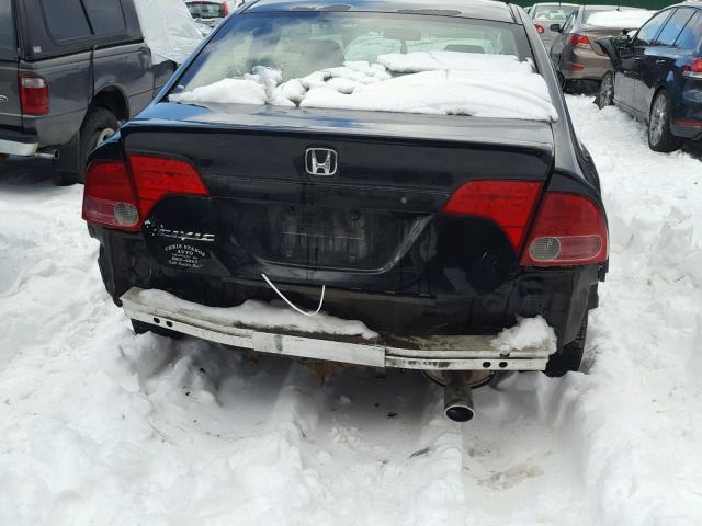 2HGFA168X6H528743 - 2006 HONDA CIVIC EX 黑色 照片 9