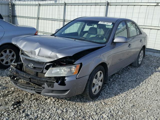 5NPET46C17H273614 - 2007 HYUNDAI SONATA GLS SILVER photo 2