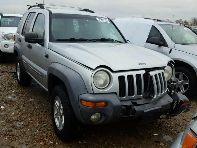 1J4GL48KX2W110843 - 2002 JEEP LIBERTY SP SILVER photo 1