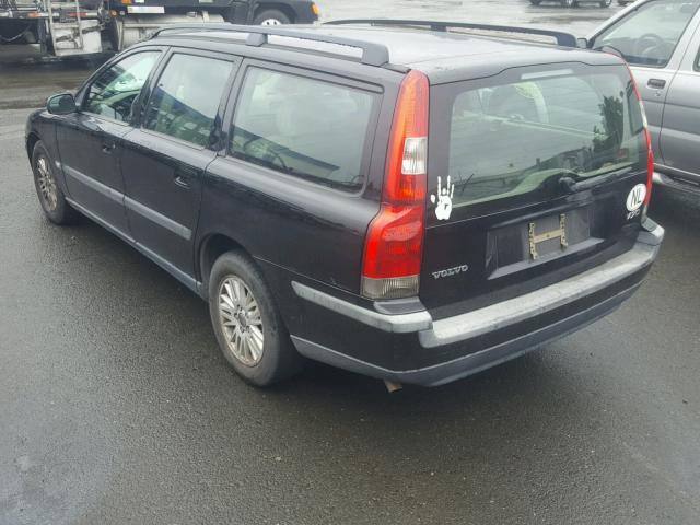 YV1SW61T942435090 - 2004 VOLVO V70 BLACK photo 3