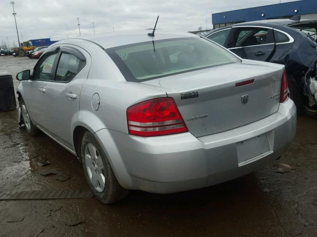 1B3LC46B09N568805 - 2009 DODGE AVENGER SE SILVER photo 3