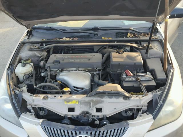 4T1CE30P24U783927 - 2004 TOYOTA CAMRY SOLA TAN photo 7