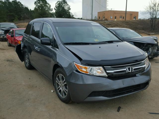 5FNRL5H65DB064420 - 2013 HONDA ODYSSEY EX GRAY photo 1