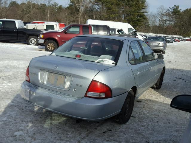 3N1CB51D12L654505 - 2002 NISSAN SENTRA XE SILVER photo 4