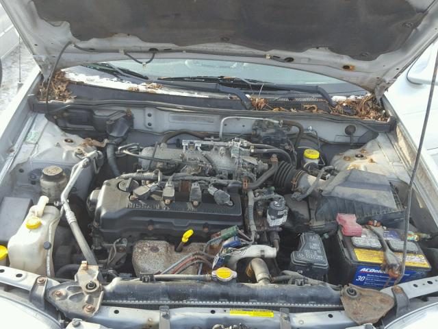 3N1CB51D12L654505 - 2002 NISSAN SENTRA XE SILVER photo 7