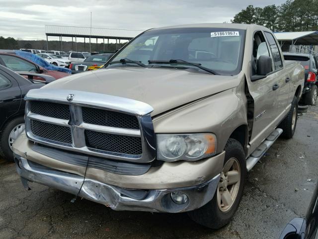 1D7HA18N83S159367 - 2003 DODGE RAM 1500 S TAN photo 2