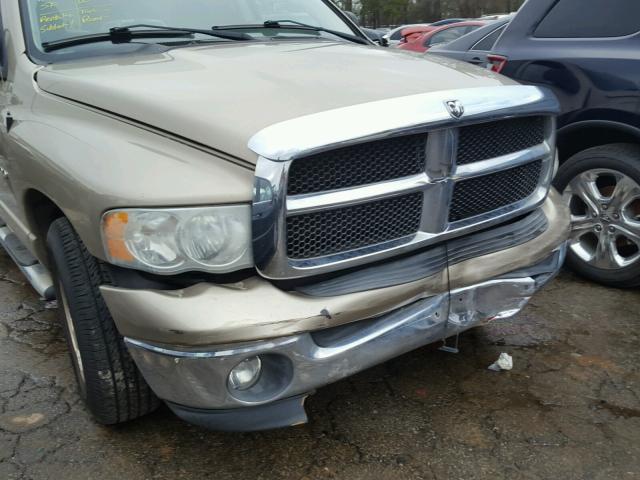 1D7HA18N83S159367 - 2003 DODGE RAM 1500 S TAN photo 9