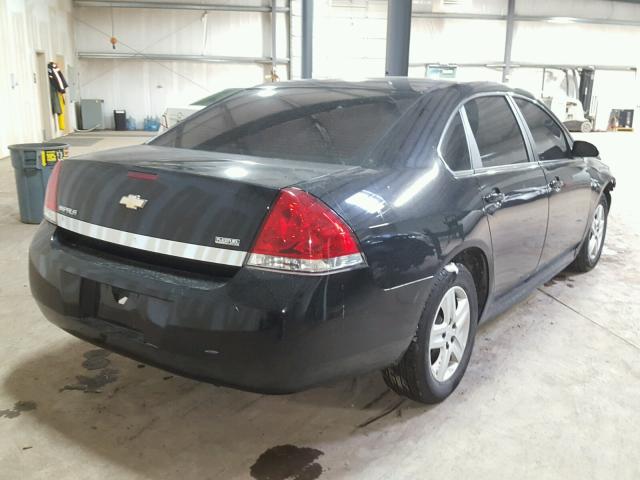 2G1WA5EK0A1101844 - 2010 CHEVROLET IMPALA LS BLACK photo 4