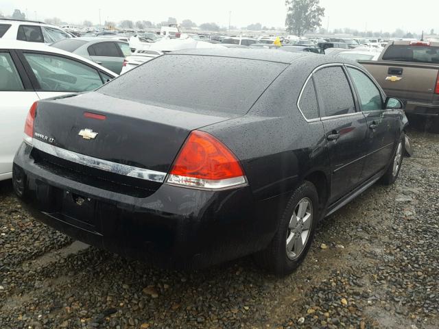 2G1WB5EN9A1209225 - 2010 CHEVROLET IMPALA LT BLACK photo 4