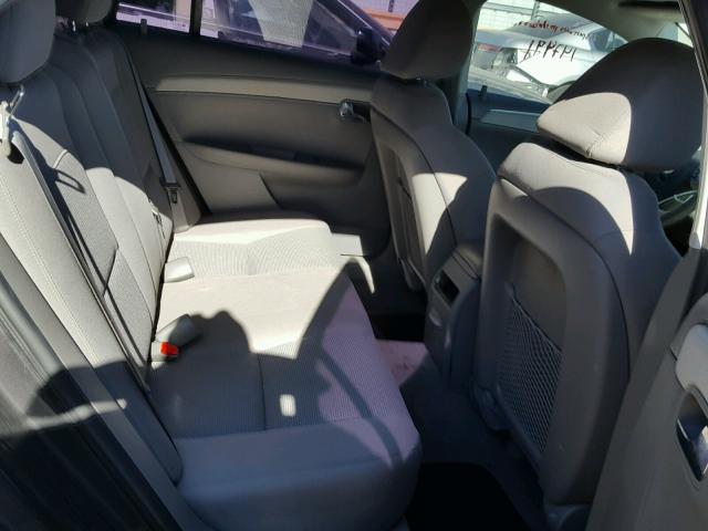 1G1ZB5E12BF186343 - 2011 CHEVROLET MALIBU LS CHARCOAL photo 6