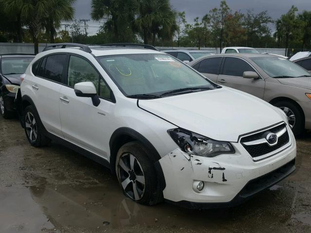 JF2GPBKC3EH273327 - 2014 SUBARU XV CROSSTR WHITE photo 1