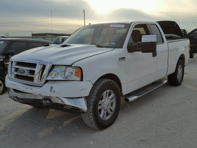 1FTPX12V28KB23226 - 2008 FORD F150 WHITE photo 2