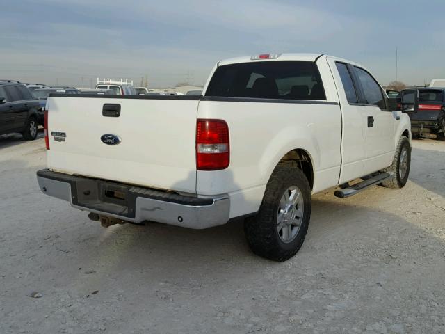 1FTPX12V28KB23226 - 2008 FORD F150 WHITE photo 4