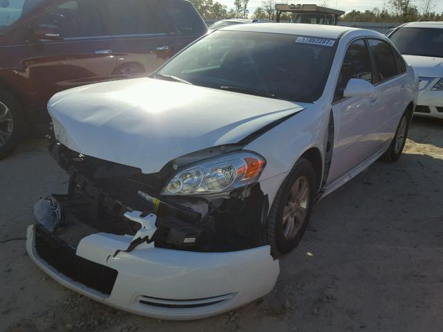 2G1WA5E33C1187131 - 2012 CHEVROLET IMPALA LS WHITE photo 2