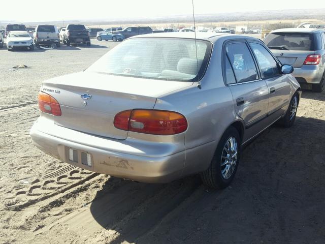 1Y1SK52861Z420857 - 2001 CHEVROLET GEO PRIZM TAN photo 4