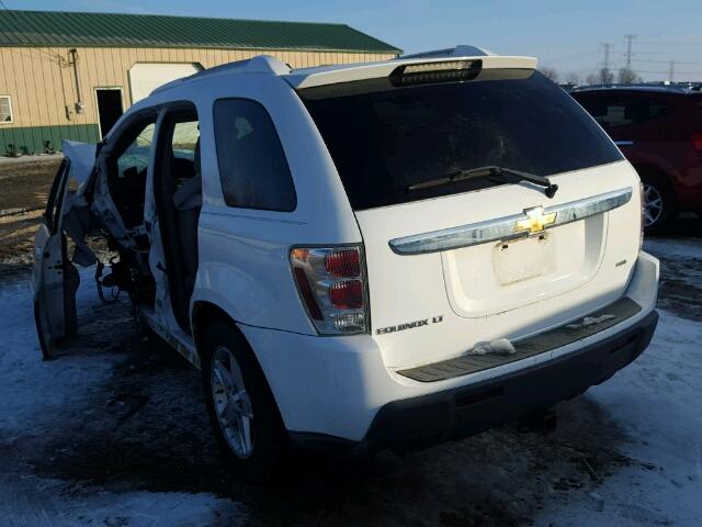 2CNDL73F166064349 - 2006 CHEVROLET EQUINOX LT WHITE photo 3