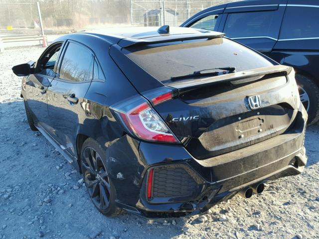 SHHFK7H94HU217370 - 2017 HONDA CIVIC SPOR BLACK photo 3