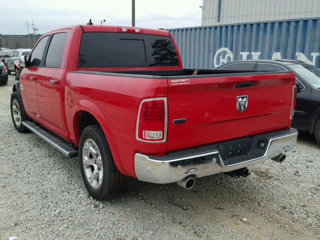 1C6RR6NT7ES306988 - 2014 RAM 1500 LARAM RED photo 3