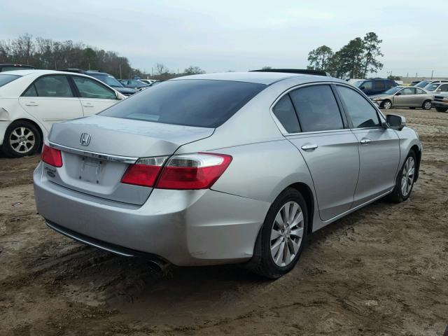 1HGCR2F79DA243438 - 2013 HONDA ACCORD EX SILVER photo 4