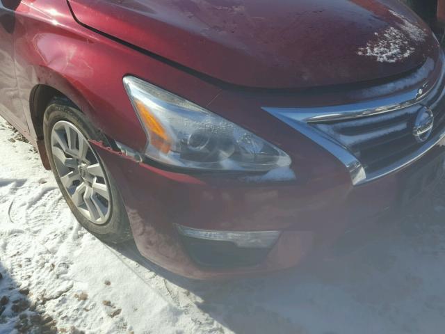 1N4AL3AP1DN551061 - 2013 NISSAN ALTIMA 2.5 RED photo 9