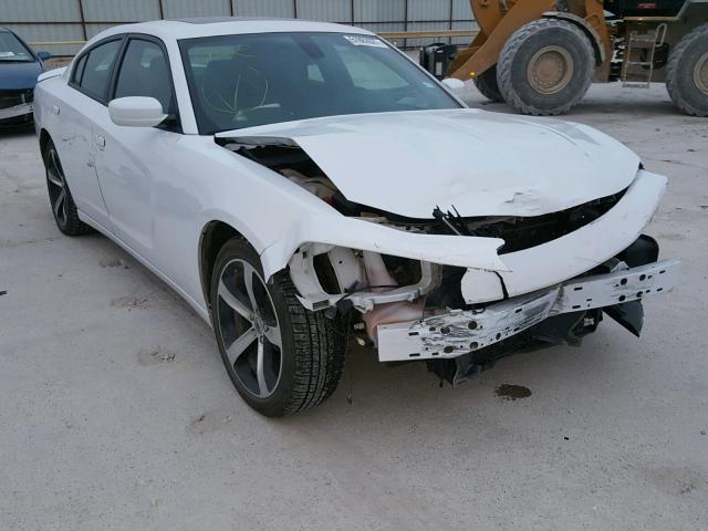 2C3CDXBG9HH549647 - 2017 DODGE CHARGER SE WHITE photo 1