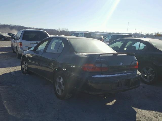 1G1NE52J12M683146 - 2002 CHEVROLET MALIBU LS 绿色 照片 3