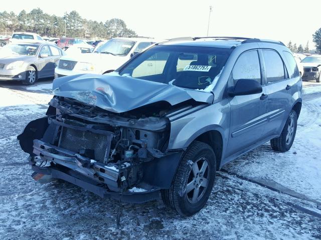 2CNDL23F056182054 - 2005 CHEVROLET EQUINOX LS GRAY photo 2