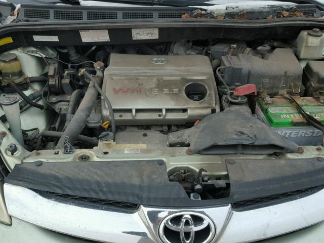 5TDBA22C66S062890 - 2006 TOYOTA SIENNA XLE GREEN photo 7