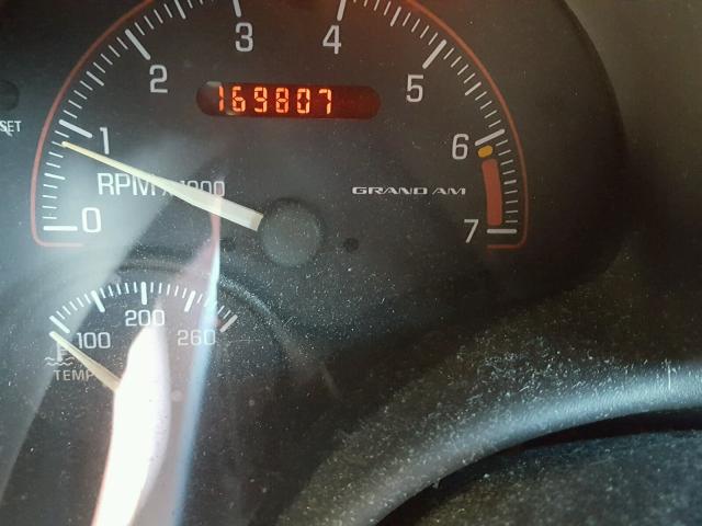 1G2NE52T51M522858 - 2001 PONTIAC GRAND AM S წითელი ფოტო 8