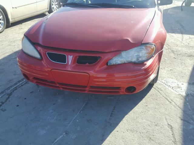 1G2NE52T51M522858 - 2001 PONTIAC GRAND AM S წითელი ფოტო 9