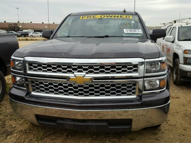 3GCPCREH6EG425587 - 2014 CHEVROLET SILVERADO BLACK photo 9