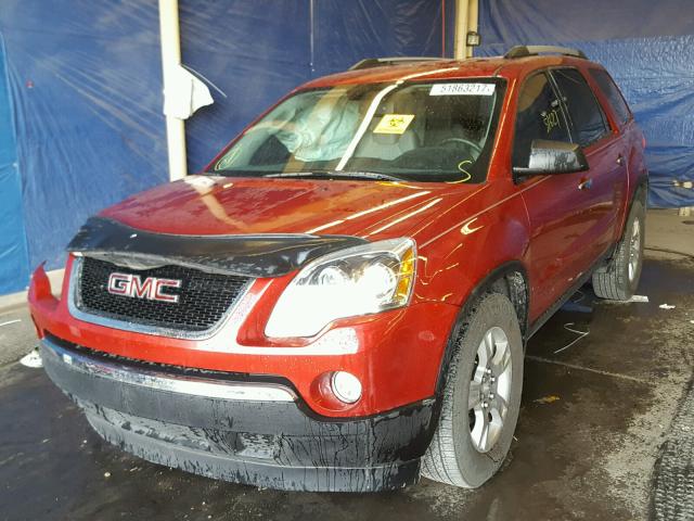 1GKKRPED2CJ127466 - 2012 GMC ACADIA SLE RED photo 2